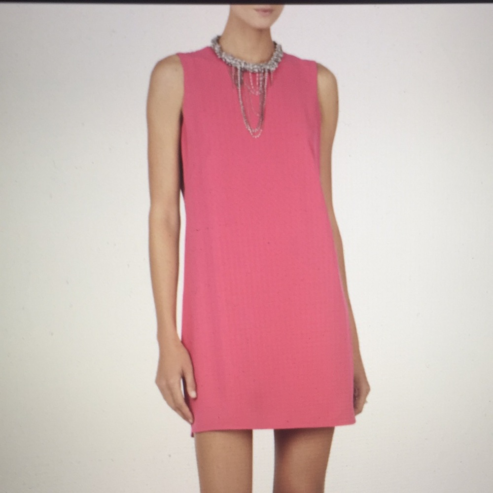 BCBGMAXAZRIA ONYX BEADED SIDE-PANEL DRESS (NEW)